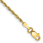 Load image into Gallery viewer, 14K Yellow Gold 1.84mm Diamond-cut Quadruple Rope Chain Anklet Bracelet  Length 9'' inches
