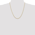 Load image into Gallery viewer, 14K Yellow Gold 2mm Diamond-cut Quadruple Rope Chain Necklace  Length 22'' inches
