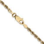 Load image into Gallery viewer, 14K Yellow Gold 2.75mm Diamond-cut Quadruple Rope Chain Necklace  Length 20'' inches
