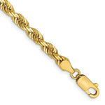 Load image into Gallery viewer, 14K Yellow Gold 4.5mm Diamond-cut Quadruple Rope Chain Bracelet  Length 7'' inches
