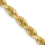 Load image into Gallery viewer, 14K Yellow Gold 5mm Diamond-cut Quadruple Rope Chain Necklace  Length 30'' inches
