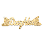 Load image into Gallery viewer, Roy Rose Jewelry Custom Made Personalized Name Necklace Pendant Cursive Butterfly Design, size 1.6" inches, in 10K Yellow Gold in Length Choice of 16", 18", or 20"
