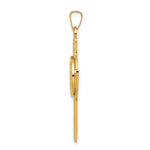 Load image into Gallery viewer, 14K Yellow Gold Cross w/St. Christopher Medal Pendant

