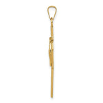 Load image into Gallery viewer, 14K Yellow Gold Cross w/St. Jude Medal Pendant
