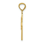 Load image into Gallery viewer, 14K Yellow Gold Dove Cross Pendant
