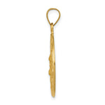 Load image into Gallery viewer, 14K Yellow Gold Head of Christ Medal Round Pendant
