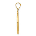 Load image into Gallery viewer, 14K Yellow Gold Miraculous Medal Pendant 22mm width
