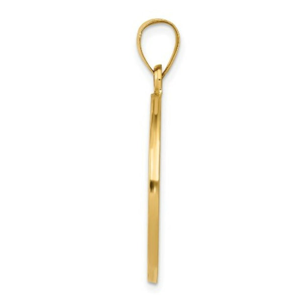 14K Yellow Gold Saint Anthony Medal Pendant