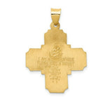 Load image into Gallery viewer, 14K Yellow Gold Four-Way Medal Pendant
