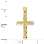 Load image into Gallery viewer, 14K Yellow Gold Filigree Cross Pendant
