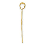 Load image into Gallery viewer, 14K Yellow Gold Diamond-cut Filigree Cross Pendant 34mm length
