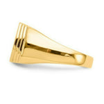 Load image into Gallery viewer, 14K Yellow Gold 3mm Reversible White &amp; Yellow Domed Omega Necklace  Length 18'' inches
