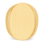 Load image into Gallery viewer, Mens Extra-Large Signet Ring Custom Personalized with Free Engraving Available of Initials or Monogram in Solid 14K Yellow Gold
