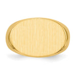 Load image into Gallery viewer, Mens Signet Ring Custom Personalized with Free Engraving Available of Initials or Monogram  Size 10 in Solid 14K Yellow Gold
