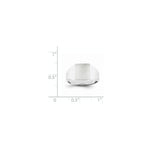 Load image into Gallery viewer, Open Back Square Top Signet Ring Custom Personalized with Free Engraving Available of Initials in Solid 14K White Gold
