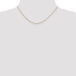 Load image into Gallery viewer, 14K Rose Gold .70mm Box Link Chain Necklace  Length 16'' inches
