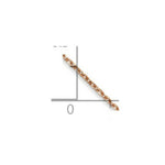 Load image into Gallery viewer, 14K Rose Gold 1mm Cable Chain Necklace  Length 16'' inches
