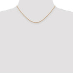 Load image into Gallery viewer, 14K Rose Gold 1.1mm Ropa Chain Necklace  Length 16'' inches
