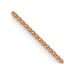 Load image into Gallery viewer, 14k Diamond-cut Rose Gold .65mm Spiga Chain  length: 16 inches
