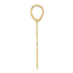 Load image into Gallery viewer, 14K Yellow Gold Polished Script Number 13 Pendant
