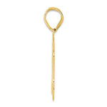 Load image into Gallery viewer, 14K Yellow Gold Polished Script Number 14 Pendant
