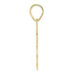 Load image into Gallery viewer, 14K Yellow Gold Polished Script Number 15 Pendant
