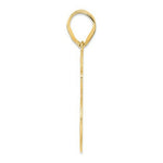 Load image into Gallery viewer, 14K Yellow Gold Polished Script Number 16 Pendant
