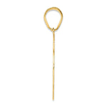 Load image into Gallery viewer, 14K Yellow Gold Polished Script Number 19 Pendant
