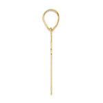 Load image into Gallery viewer, 14K Yellow Gold Polished Script Number 21 Pendant
