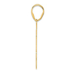 Load image into Gallery viewer, 14K Yellow Gold Polished Script Number 24 Pendant

