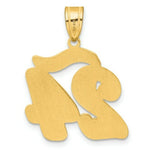 Load image into Gallery viewer, 14K Yellow Gold Polished Script Number 24 Pendant
