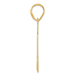 Load image into Gallery viewer, 14K Yellow Gold Polished Script Number 27 Pendant
