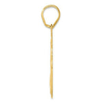 Load image into Gallery viewer, 14K Yellow Gold Polished Script Number 30 Pendant
