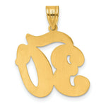 Load image into Gallery viewer, 14K Yellow Gold Polished Script Number 30 Pendant
