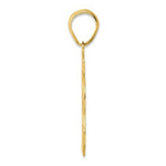 Load image into Gallery viewer, 14K Yellow Gold Polished Script Number 33 Pendant
