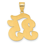 Load image into Gallery viewer, 14K Yellow Gold Polished Script Number 35 Pendant
