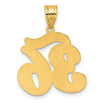 Load image into Gallery viewer, 14K Yellow Gold Polished Script Number 36 Pendant
