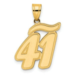 Load image into Gallery viewer, 14K Yellow Gold Polished Script Number 41 Pendant
