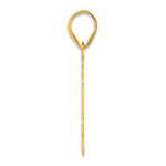 Load image into Gallery viewer, 14K Yellow Gold Polished Script Number 44 Pendant
