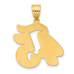 Load image into Gallery viewer, 14K Yellow Gold Polished Script Number 45 Pendant
