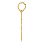 Load image into Gallery viewer, 14K Yellow Gold Polished Script Number 48 Pendant

