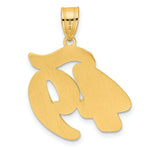 Load image into Gallery viewer, 14K Yellow Gold Polished Script Number 49 Pendant

