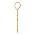 Load image into Gallery viewer, 14K Yellow Gold Polished Script Number 50 Pendant
