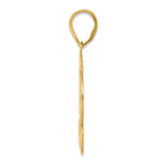 Load image into Gallery viewer, 14K Yellow Gold Polished Script Number 52 Pendant
