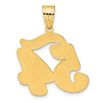 Load image into Gallery viewer, 14K Yellow Gold Polished Script Number 54 Pendant
