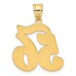 Load image into Gallery viewer, 14K Yellow Gold Polished Script Number 56 Pendant
