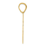 Load image into Gallery viewer, 14K Yellow Gold Polished Script Number 60 Pendant
