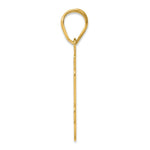 Load image into Gallery viewer, 14K Yellow Gold Polished Script Number 64 Pendant
