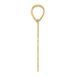 Load image into Gallery viewer, 14K Yellow Gold Polished Script Number 68 Pendant
