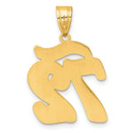 Load image into Gallery viewer, 14K Yellow Gold Polished Script Number 72 Pendant
